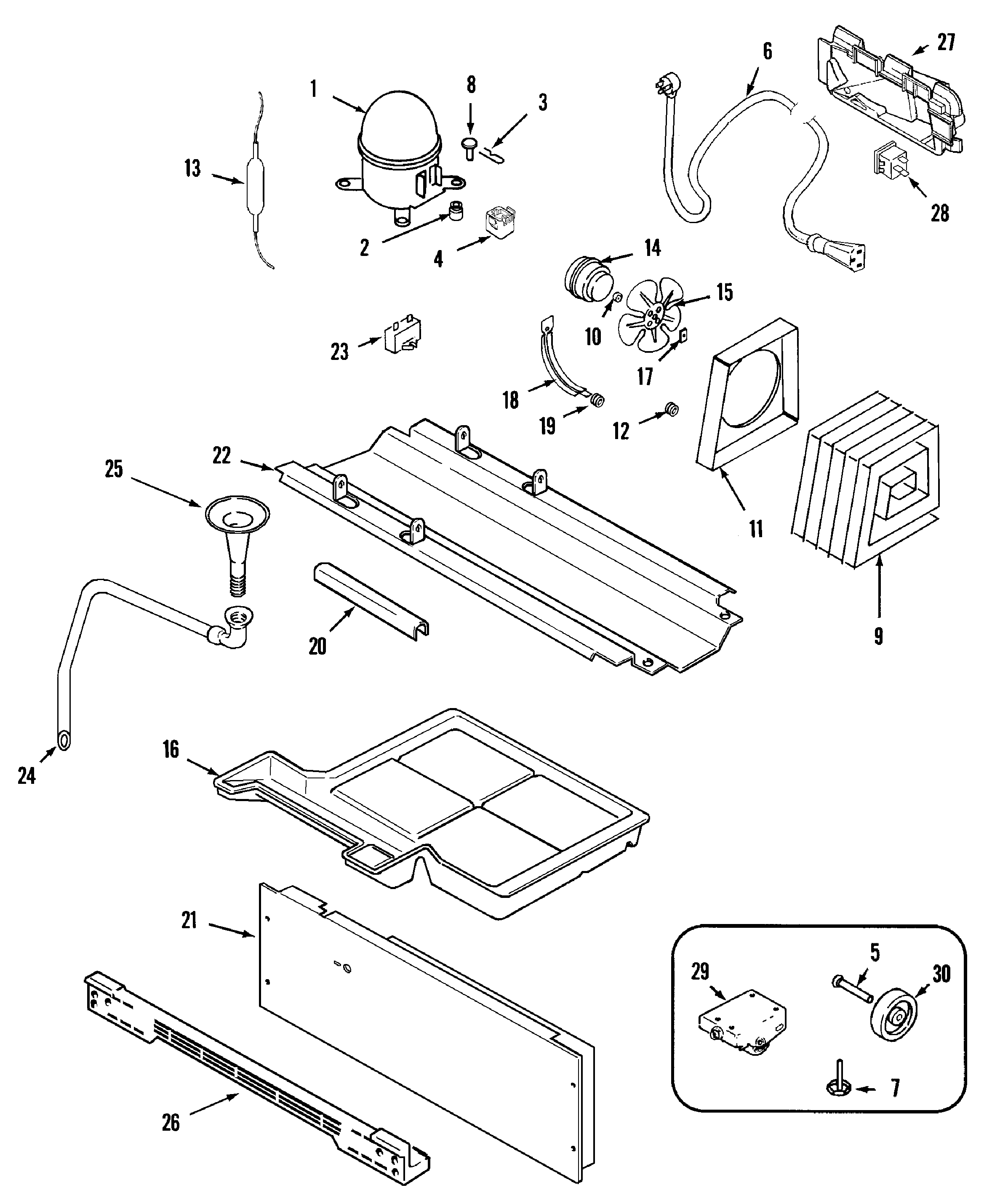 Maytag GS2727GEH3 compressor diagram