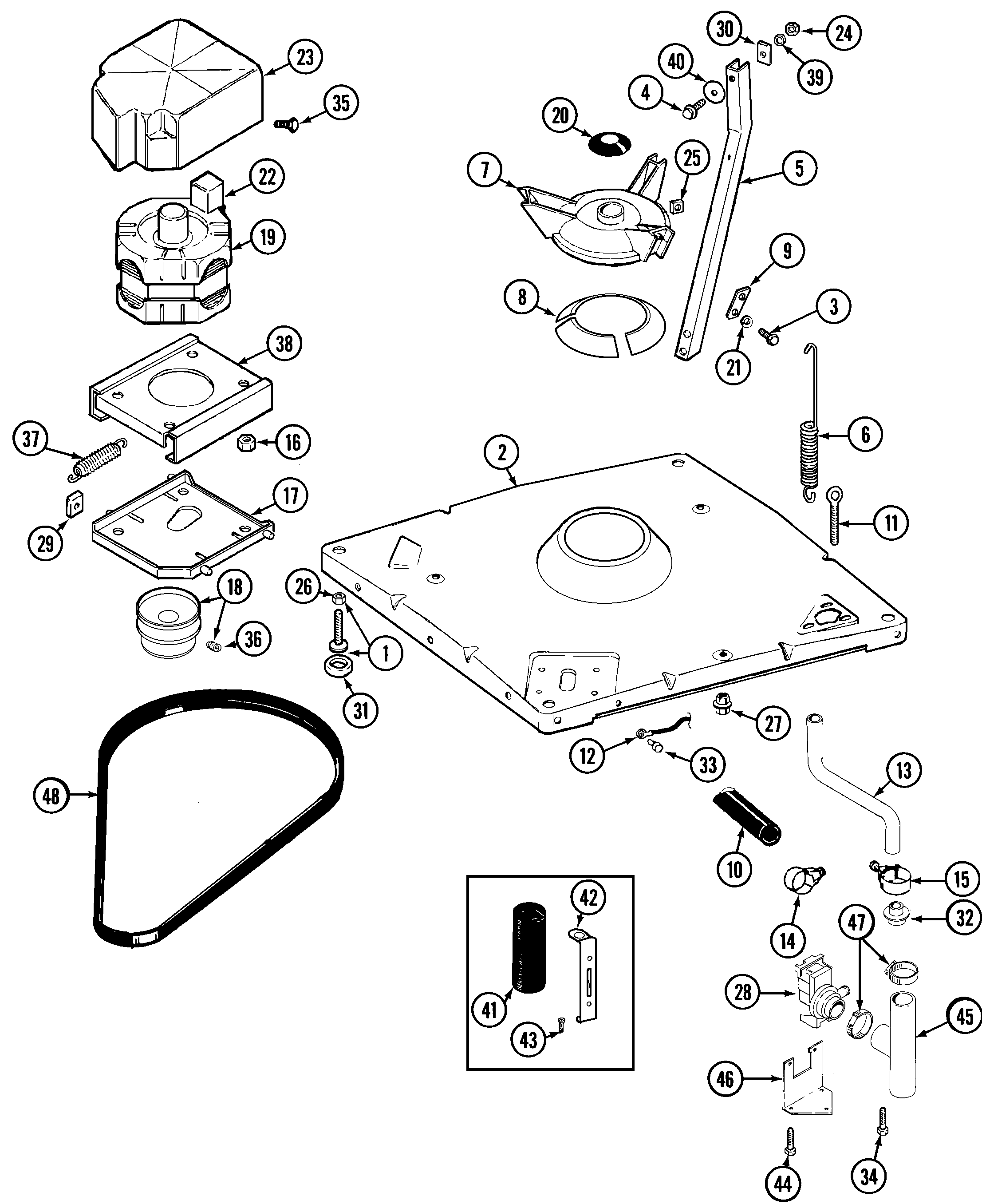 Maytag LAT9304AGM base (lat9304agm) diagram