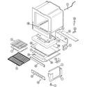 Magic Chef CGR3520ADH oven/base diagram