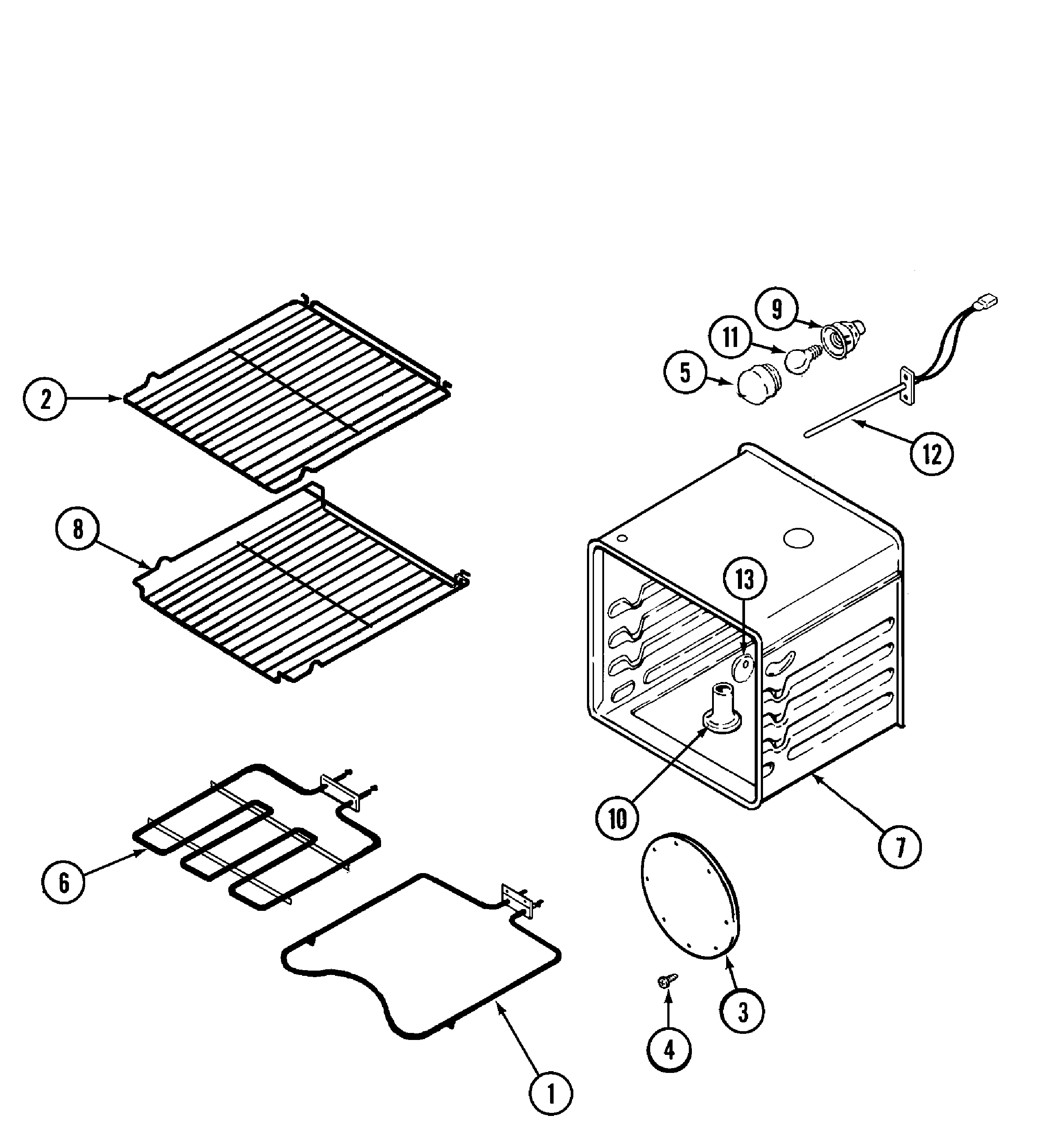 Jenn-Air JJW8230AAW oven diagram