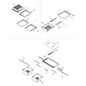 Amana ARB1914CSL-PARB1914CS0 refrigerator shelving diagram
