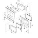Jenn-Air WW27430PG door (ww27430pf,pg,pk,pr,pu) diagram