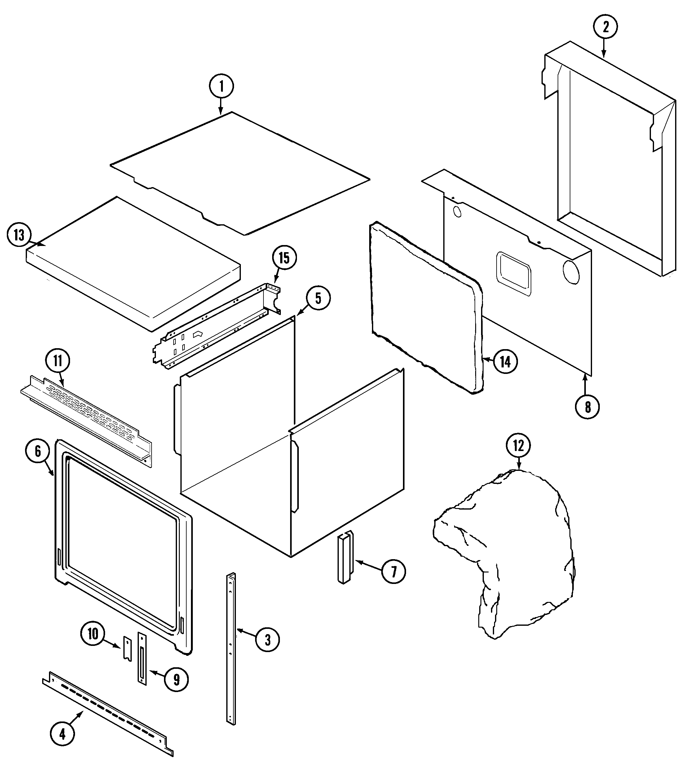 Jenn-Air WW27430P body diagram