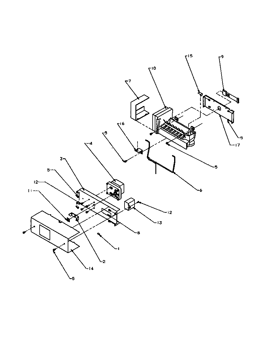 Amana SZD27NE-P1162410WE ice maker diagram