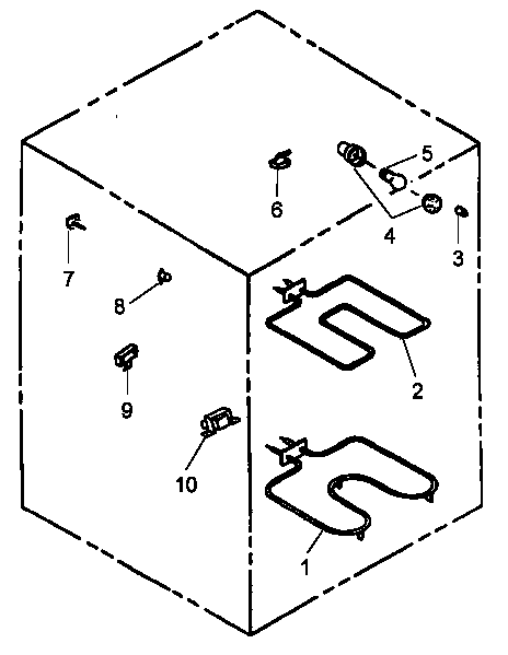 Amana ARH667E-P1142632N electrical components diagram