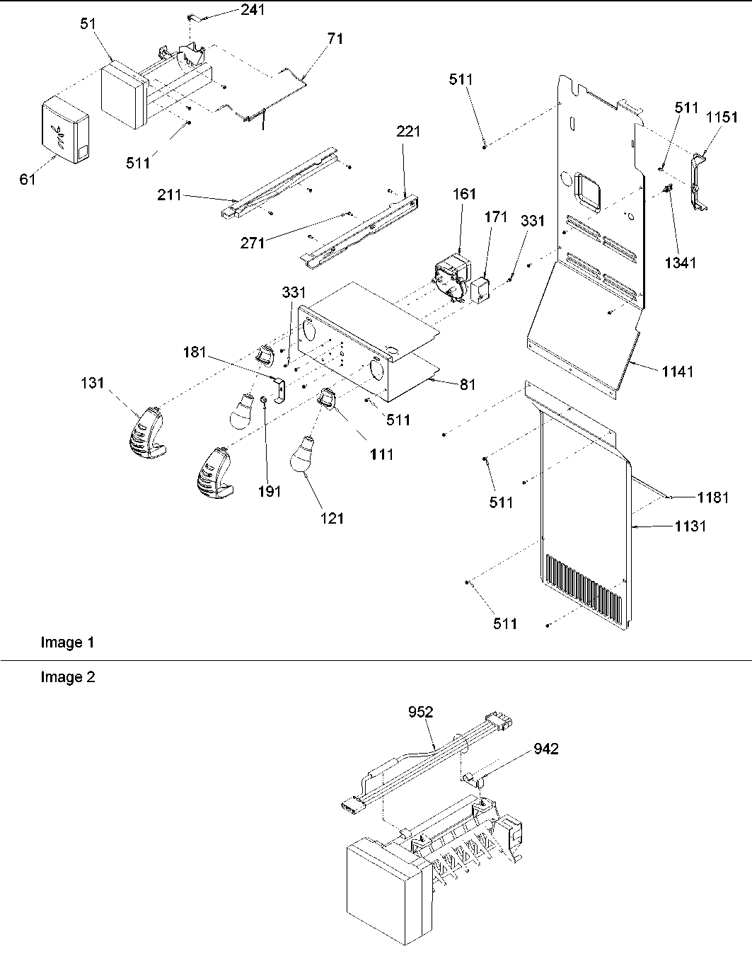 Amana DRS2663BC-PDRS2663BC0 fz lighting & auger assy diagram