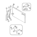 Magic Chef CTF1922ARQ freezer outer door diagram