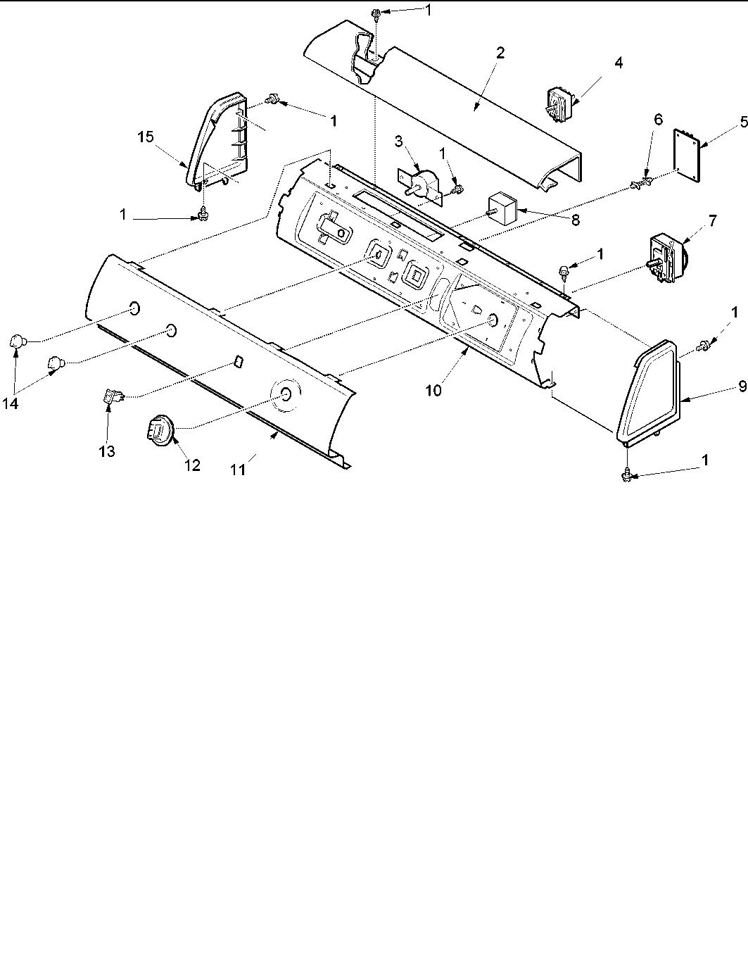 Amana ALE120RAW-PALE120RAW control panel diagram