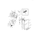 Jenn-Air JRTD226L-AJ82A ice & water dispenser diagram