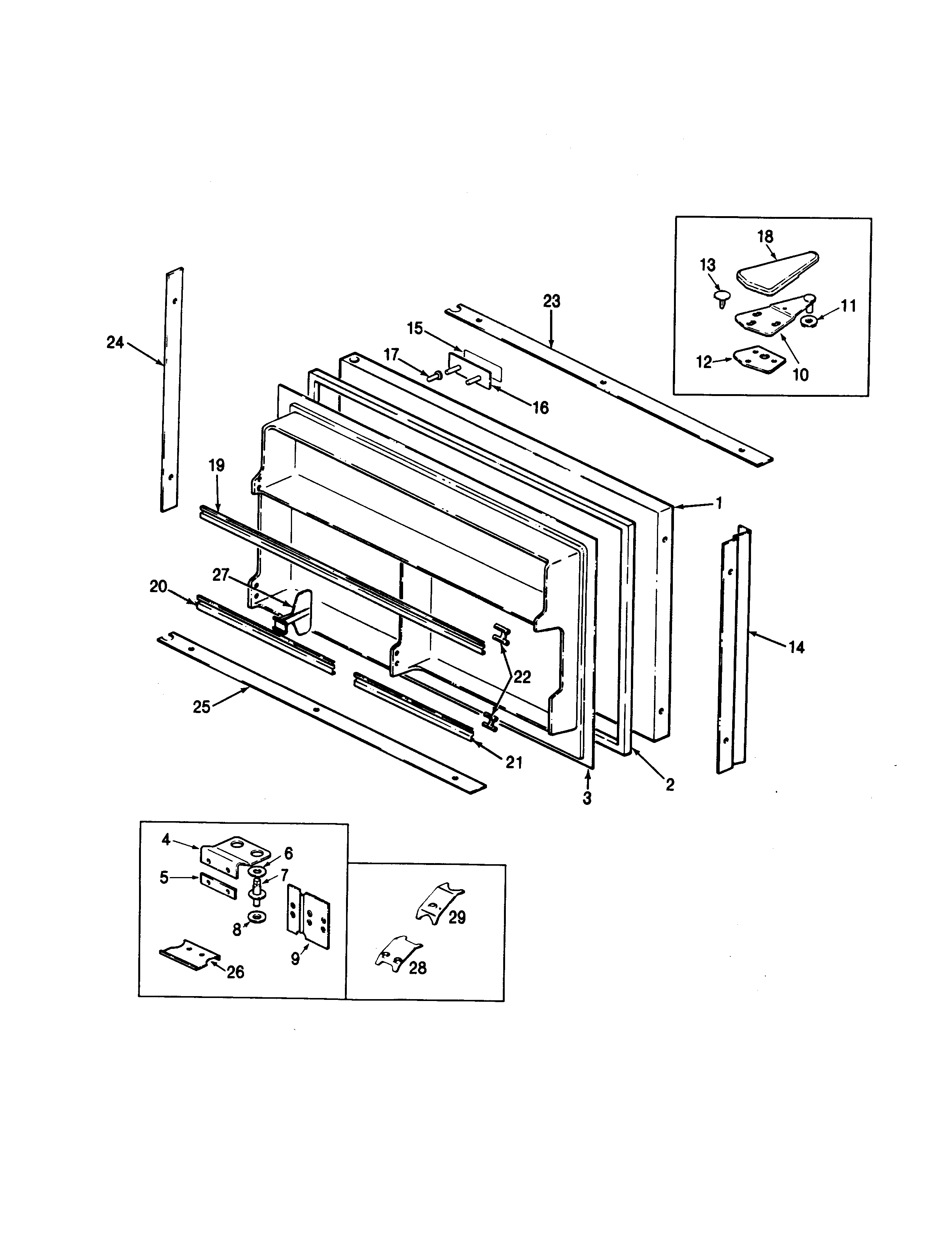 Jenn-Air JRTD226L-BJ84A freezer door diagram