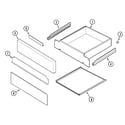 Jenn-Air SCE30500B drawer diagram