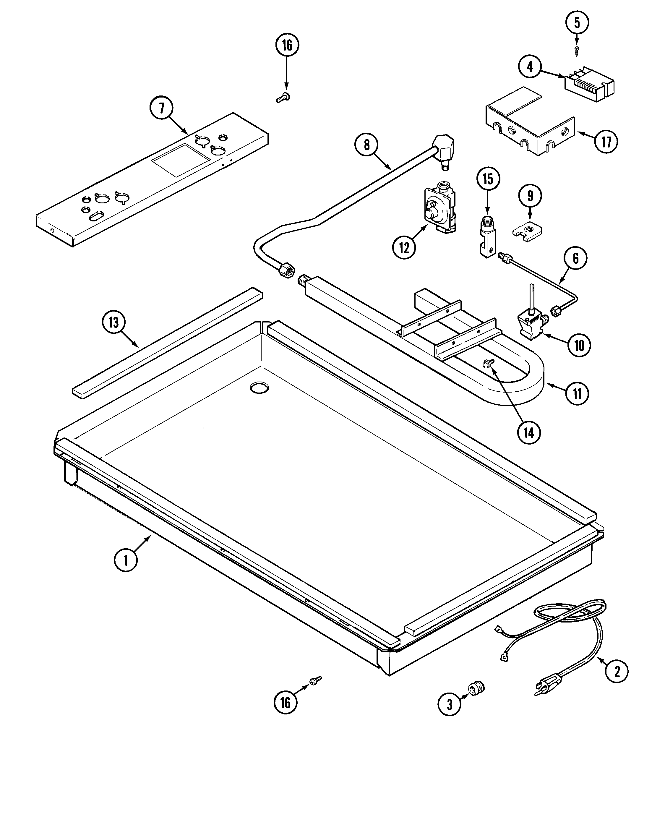 Jenn-Air CCG2423Q body diagram