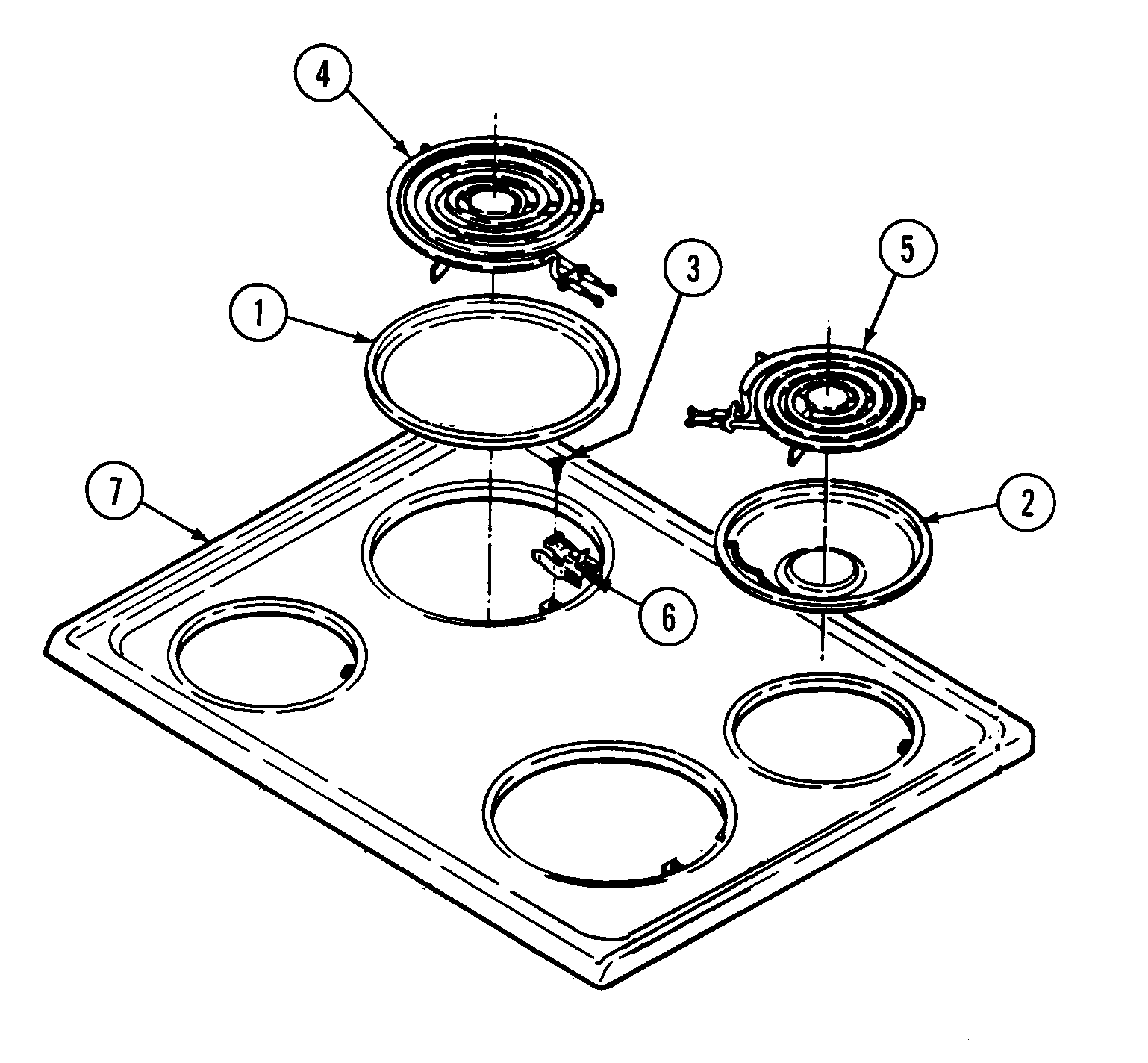 Magic Chef 3521WPA top assembly diagram