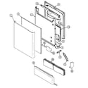 Maytag DWU9302AAB door diagram