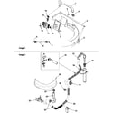 Amana LWA65AL-PLWA65AL mixing valve and hoses diagram
