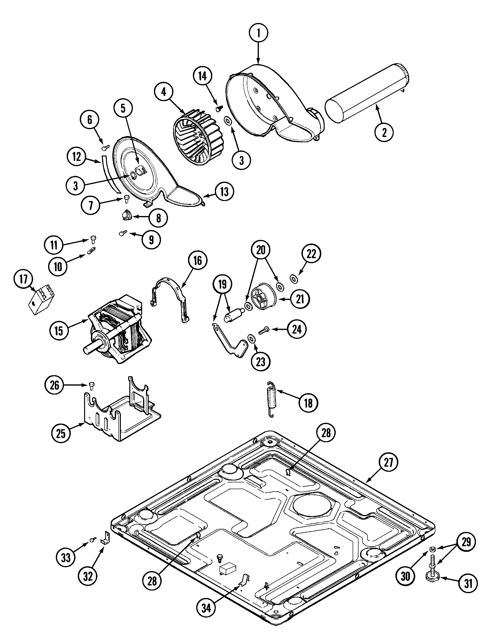 Maytag MDG9357AWA motor drive diagram