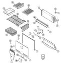 Maytag GT1928PEFW freezer compartment diagram