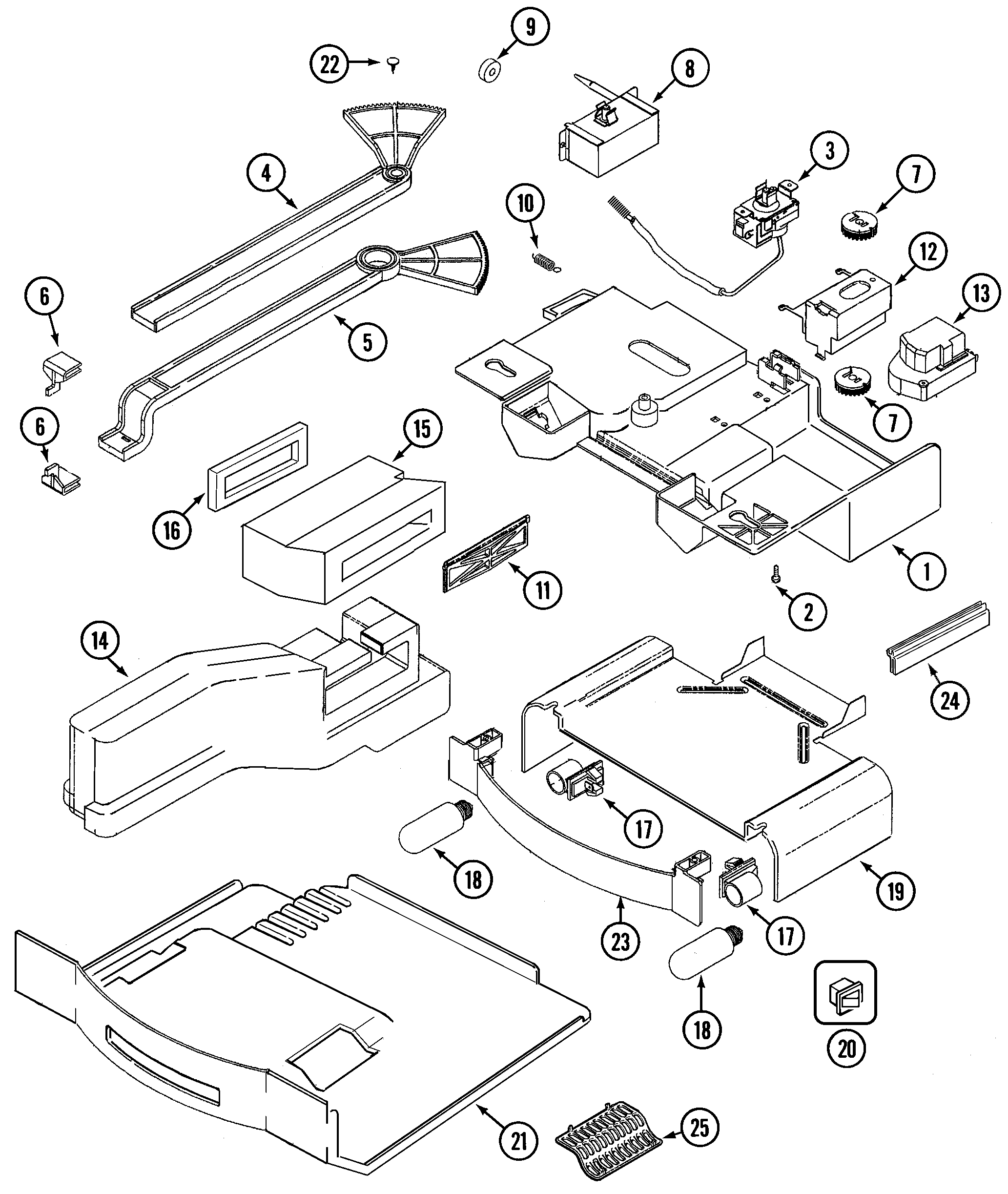 Maytag KG57U95SKD controls diagram