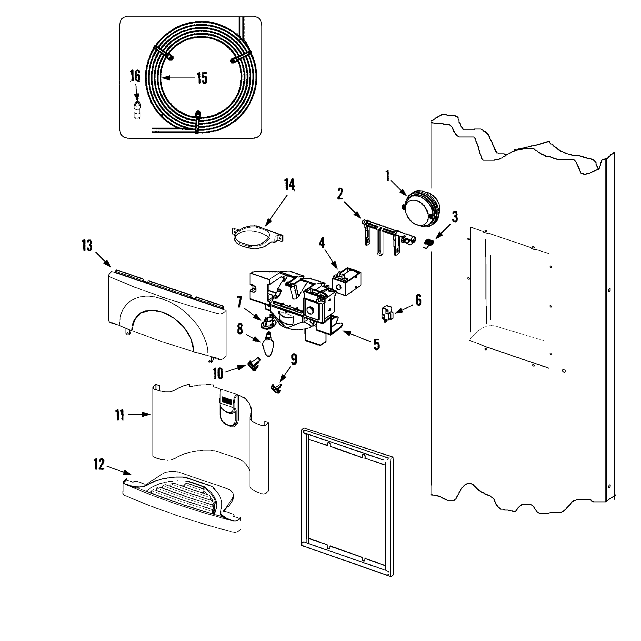 Maytag AS229SEBGB fountain diagram