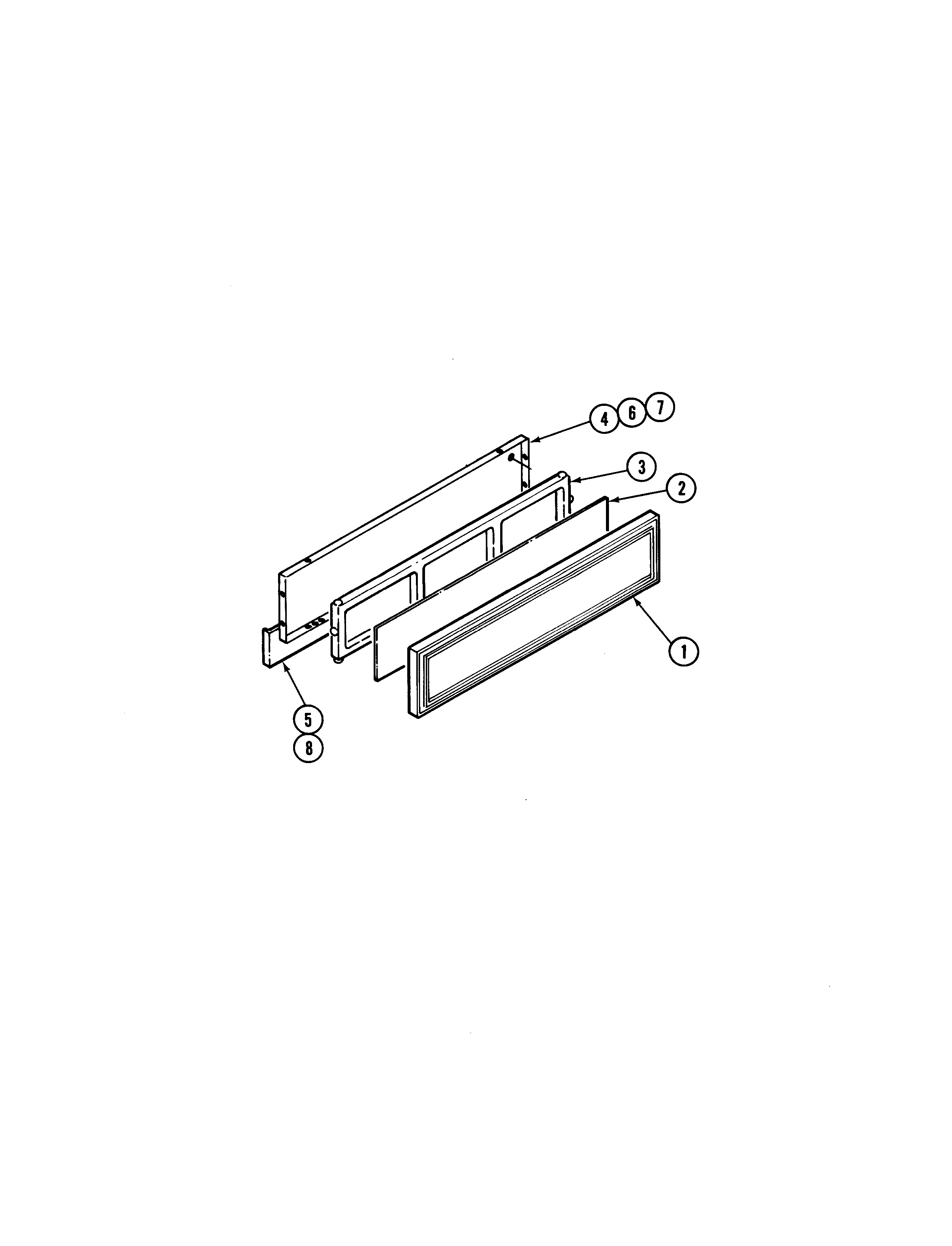 Jenn-Air S166W-C access panel diagram