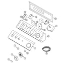 Maytag MDG7057AWW control panel diagram
