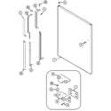 Maytag GT2428PEFW fresh food outer door (rev 10) diagram