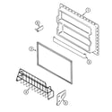 Maytag GT2428PEFW freezer inner door diagram