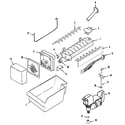 Maytag GT2428PEFW optional ice maker kit-uki1000agx diagram