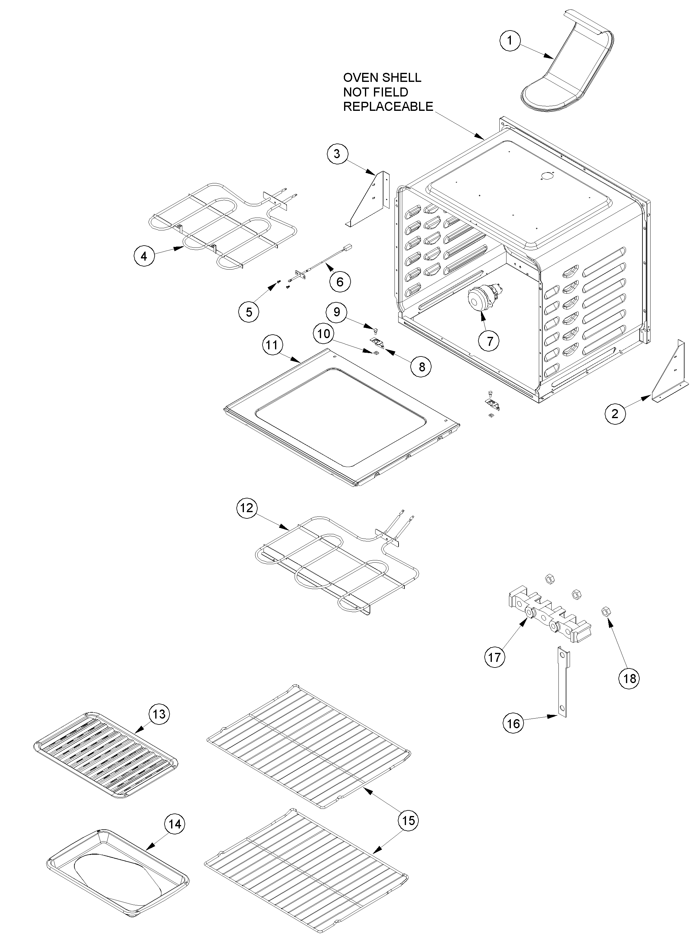 Amana ACF4215AB-PACF4215AB0 cavity diagram