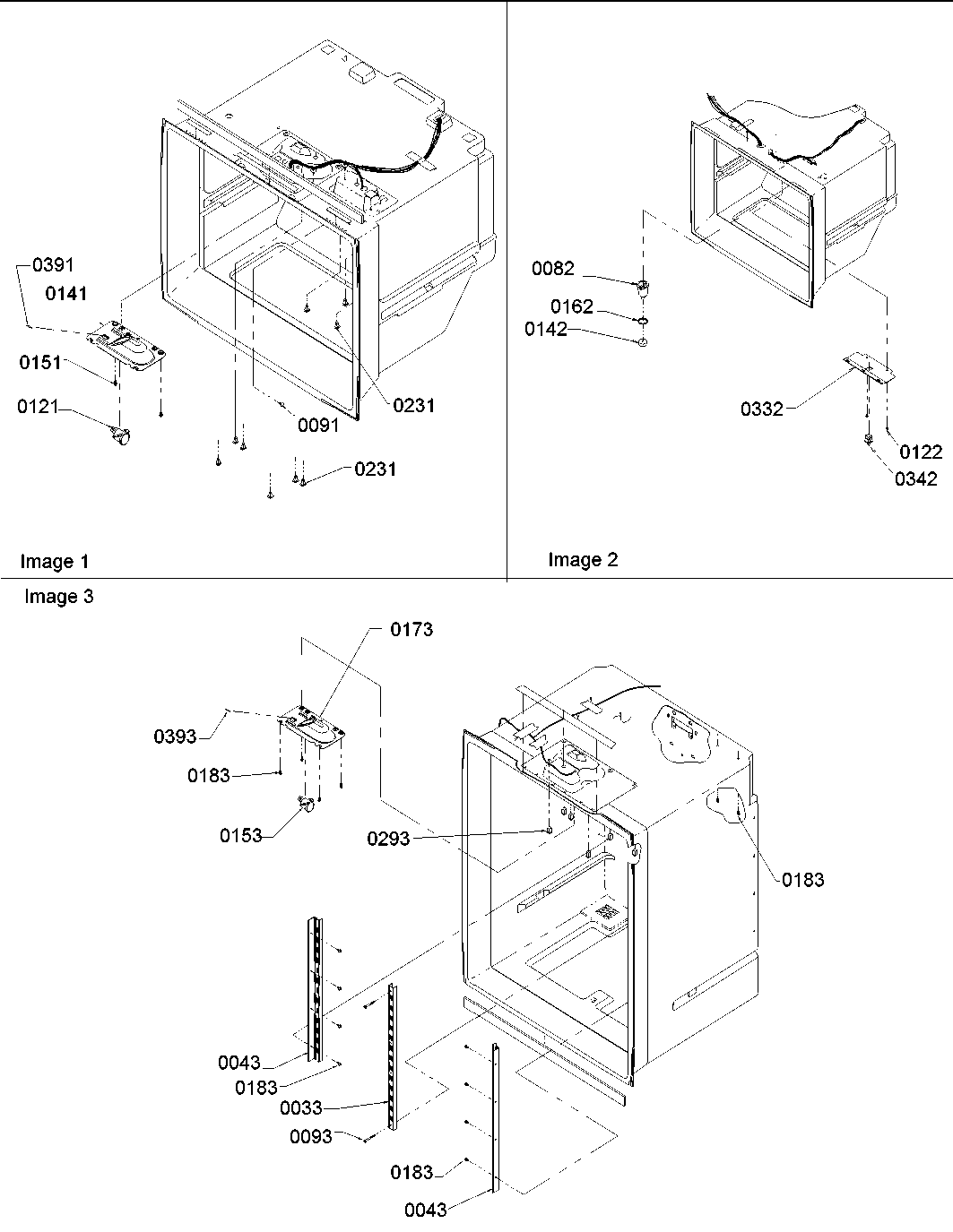 Amana BB20VPSE-P1321302WE shelf ladders & light assy diagram