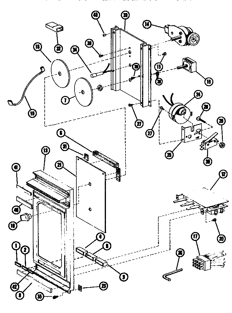 Amana RRC57D-P7428401M control panel diagram
