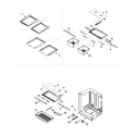 Amana ARB2259CC-PARB2259CC0 refrigerator shelving diagram