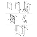 Amana ARB9058CW-PARB9058CW1 refrigerator door diagram