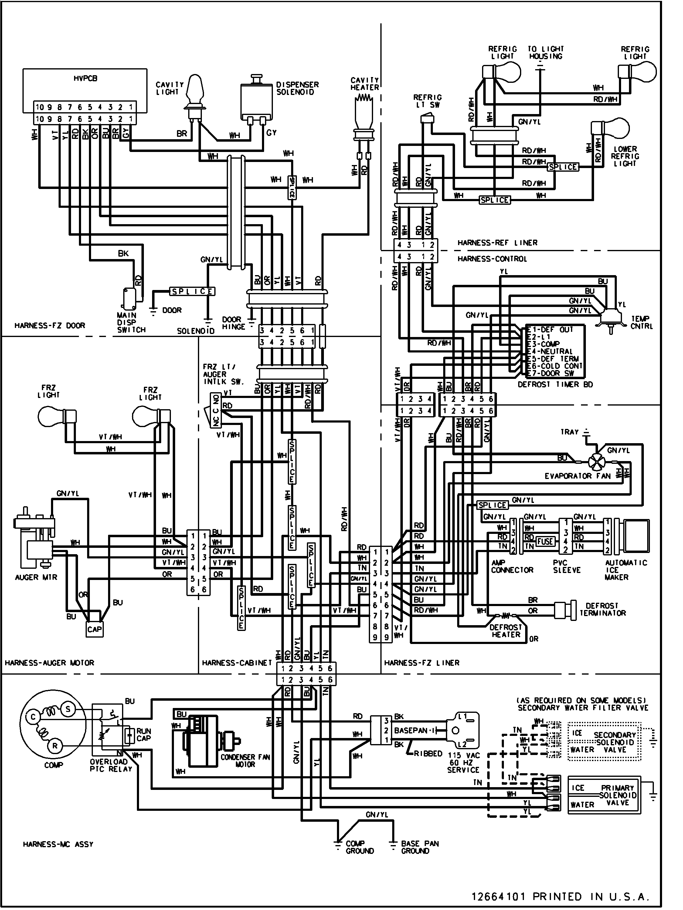 Maytag PSD268LGEQ-PPSD268LGC0 wiring information diagram