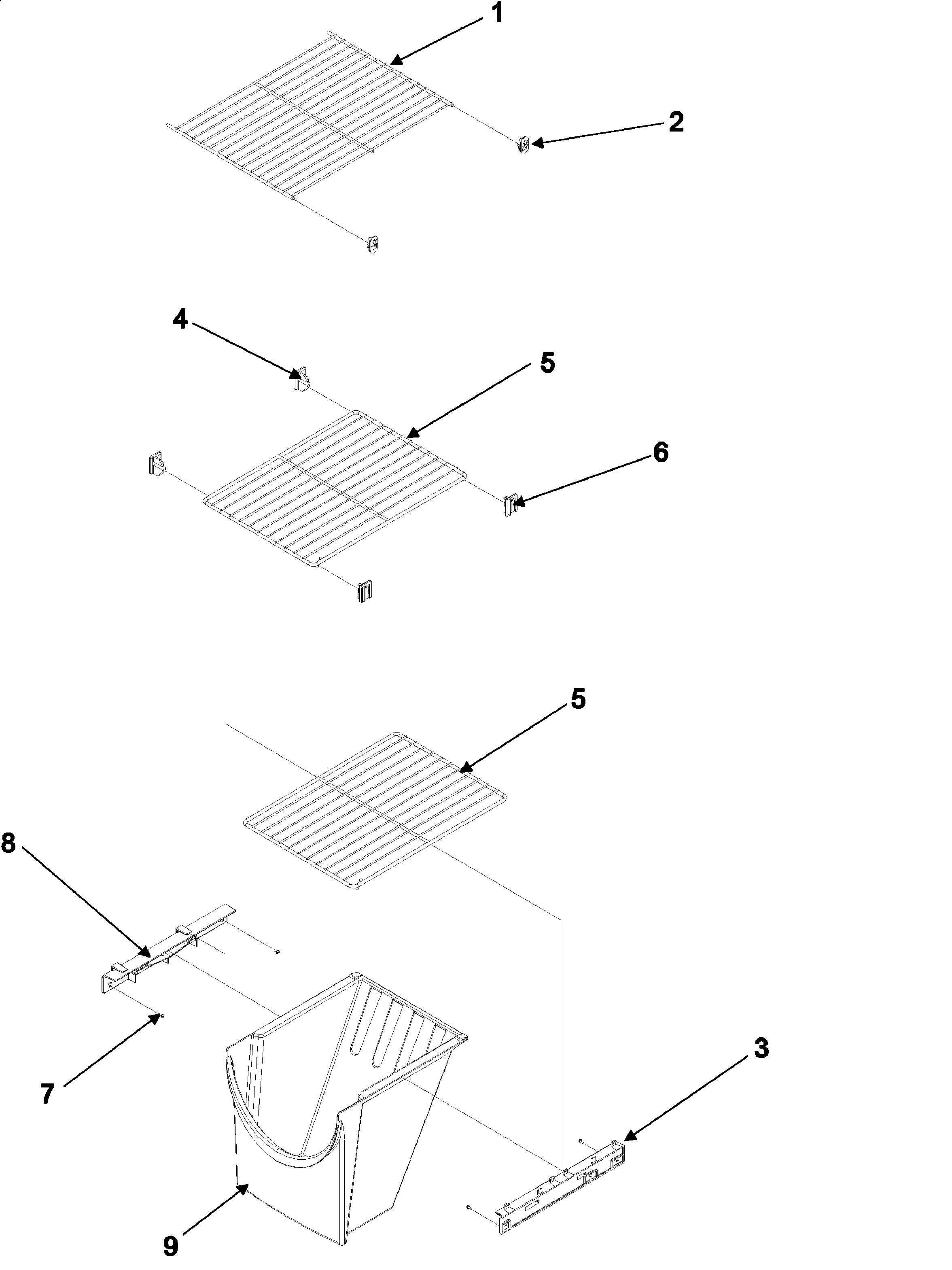 Maytag PSD265LGES-PPSD265GS0 fz shelf diagram
