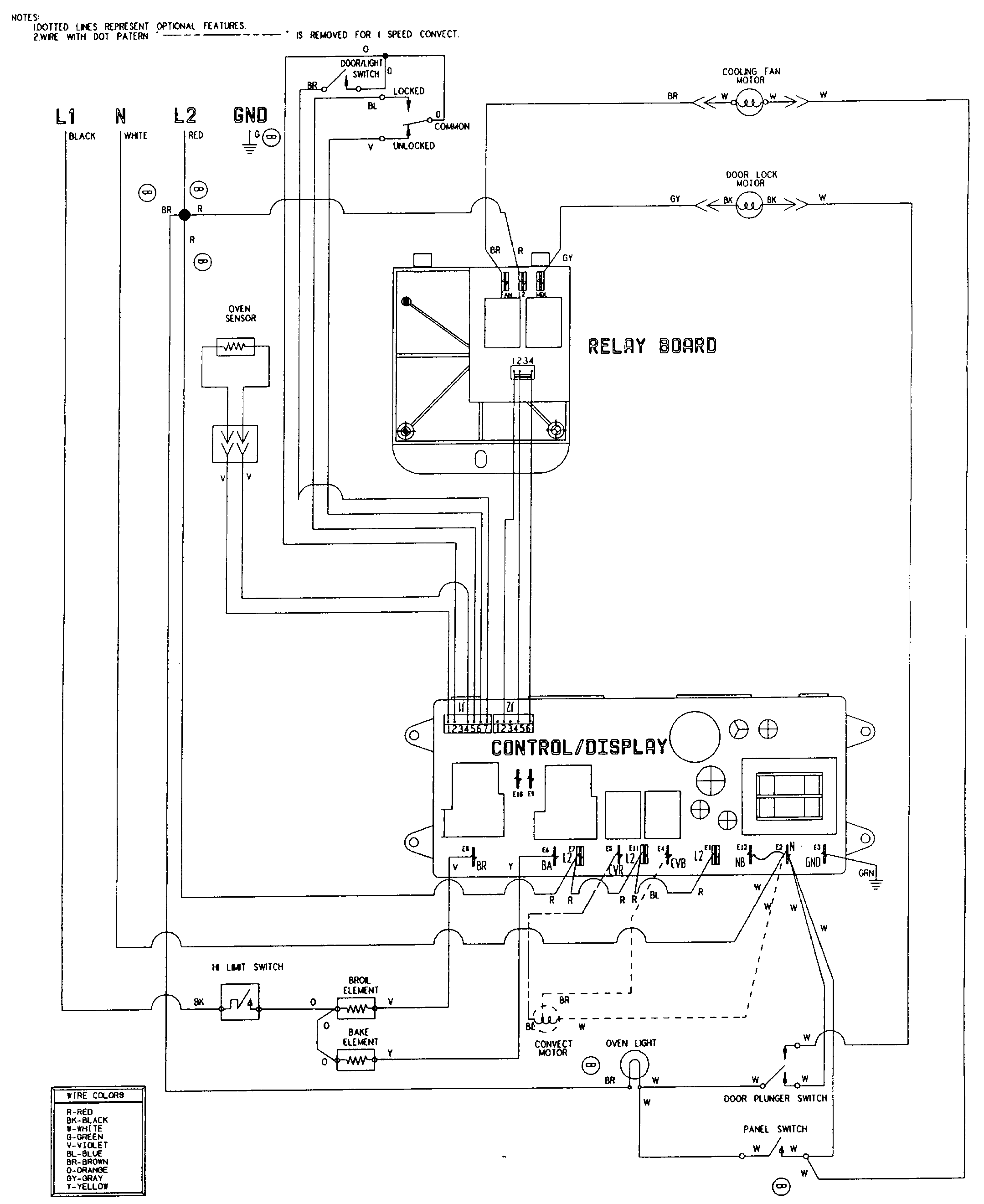 Jenn-Air W30100B wiring information diagram