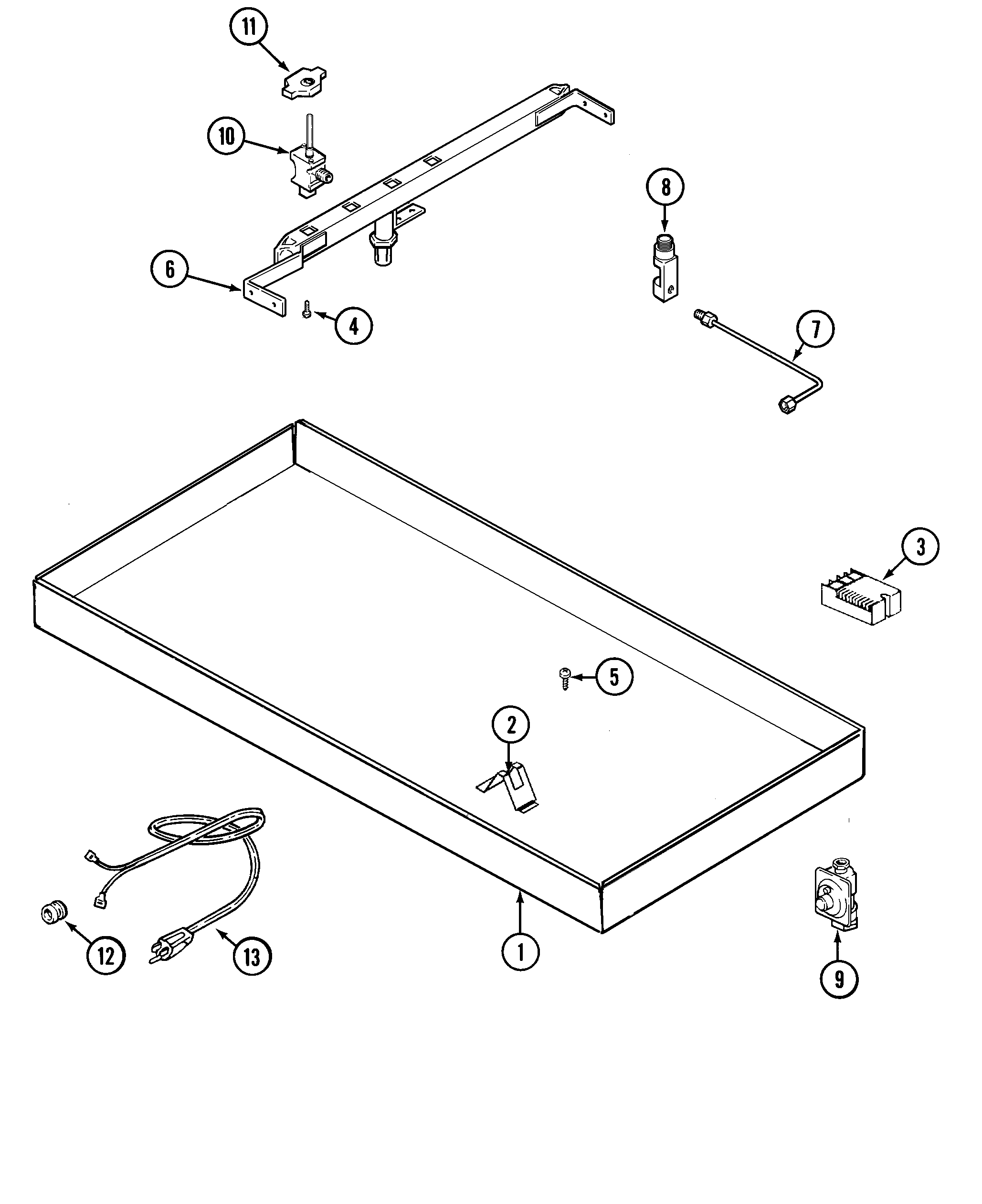 Jenn-Air CCGX2420B body diagram