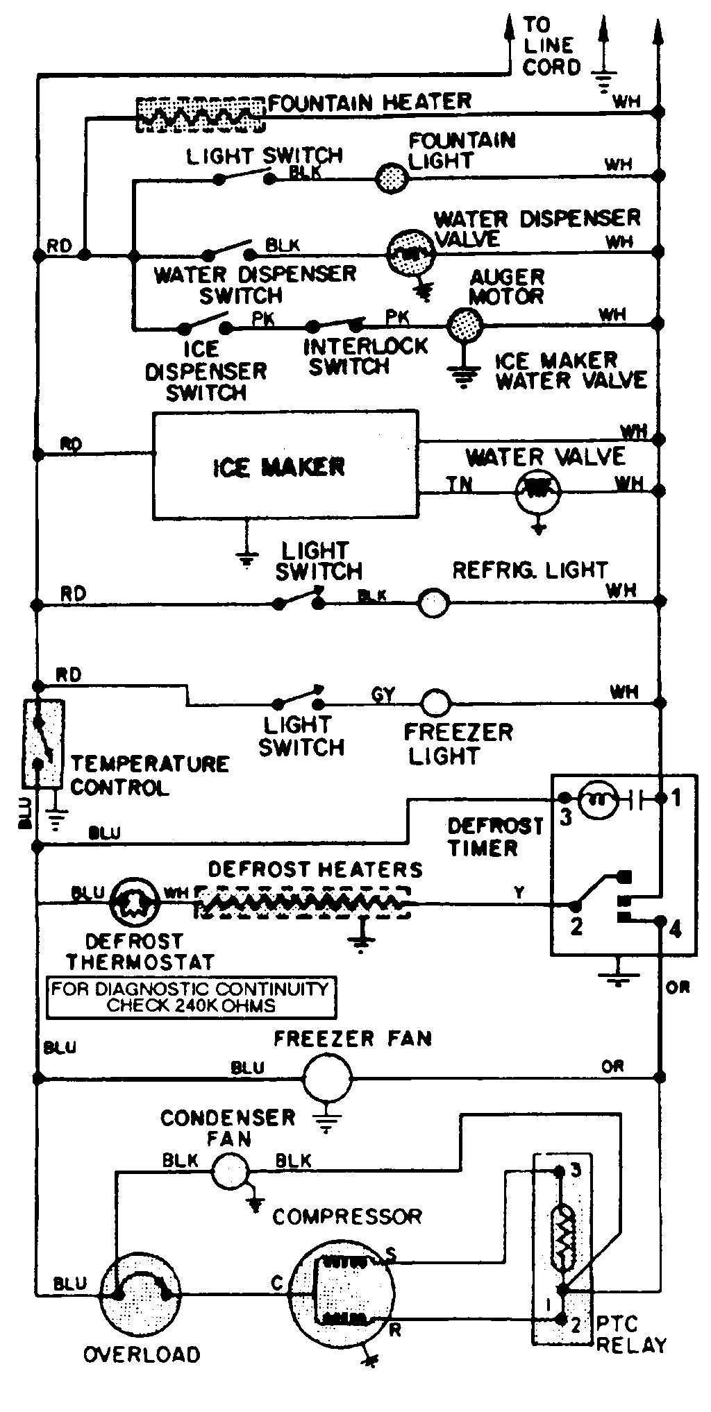 Maytag GS24Y8DV wiring information diagram