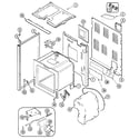 Maytag MER5880BAB body diagram