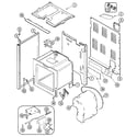Maytag MER5780BAS body diagram