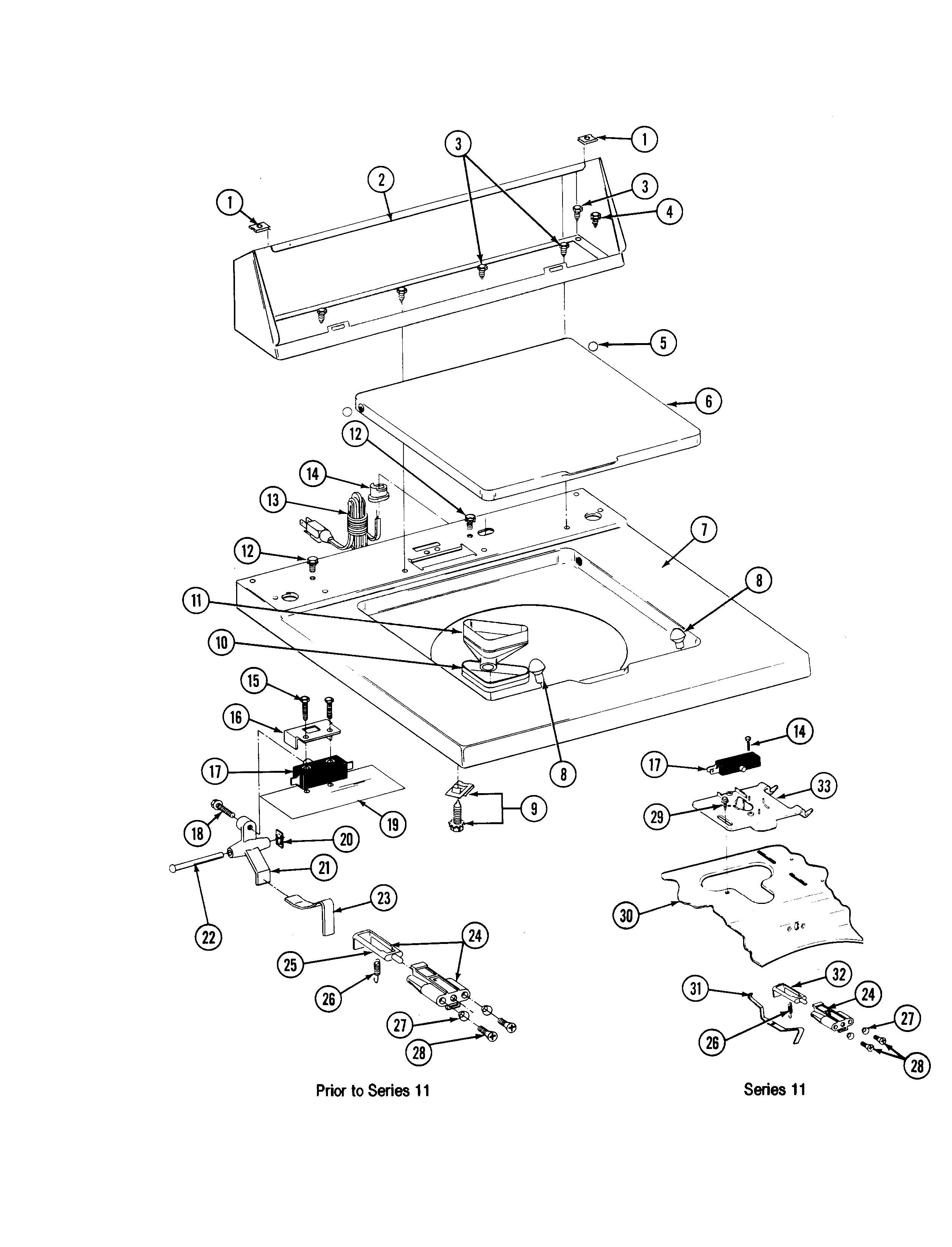 Maytag A882 top diagram