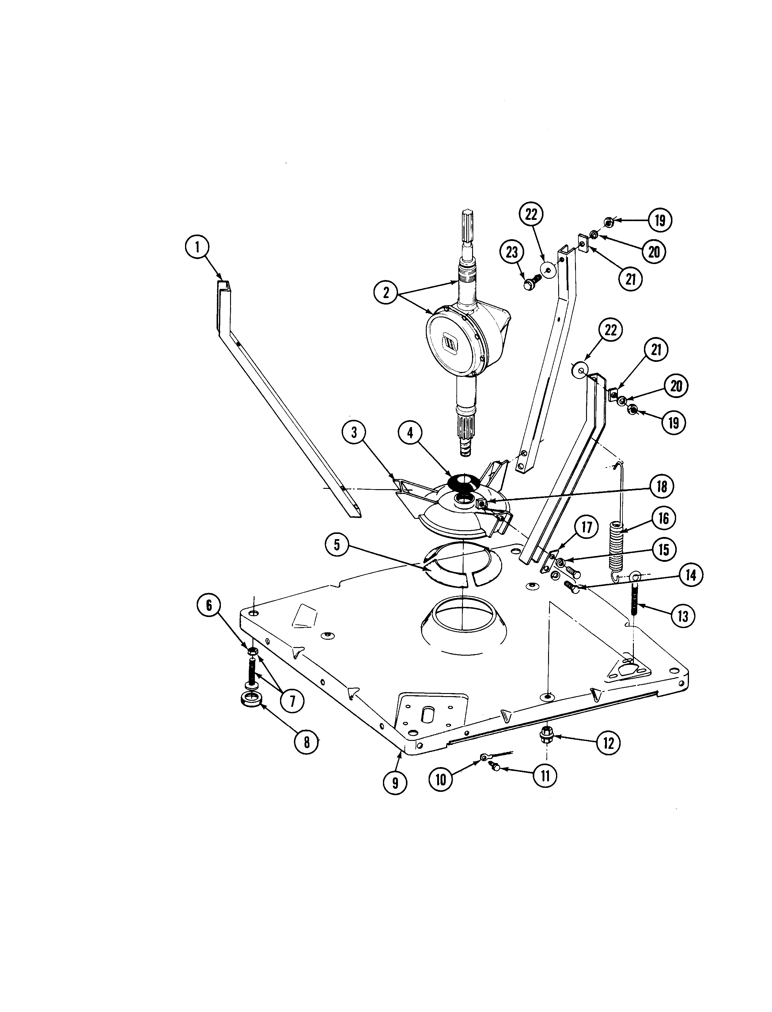 Maytag A882 base diagram