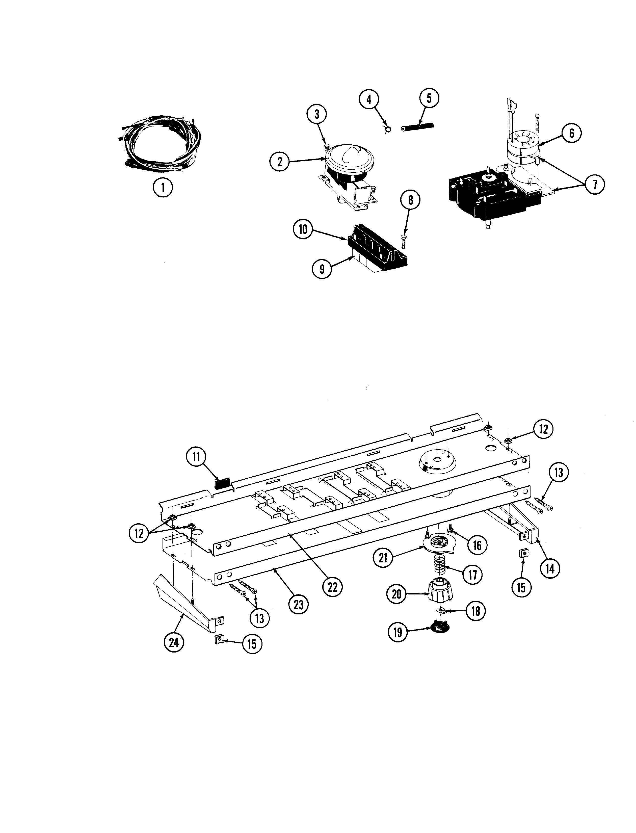 Maytag A882 control panel diagram