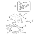 Maytag LAT2000AKE top diagram