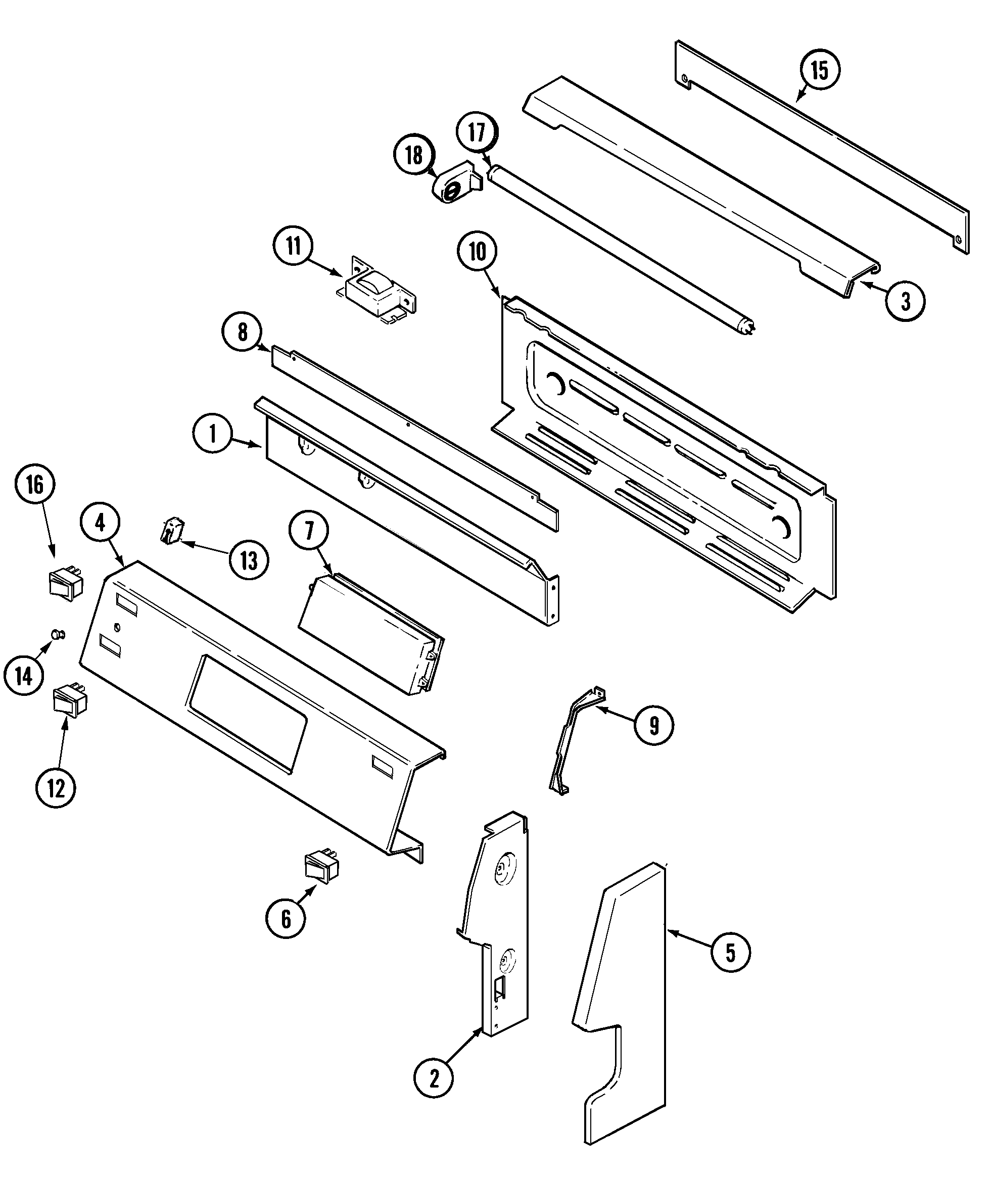 Jenn-Air JGR8750BDB control panel diagram
