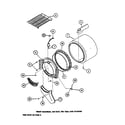 Amana LE3502L-P1118307WL front bulkhead diagram