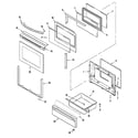 Maytag MBR5730BGW door/drawer diagram