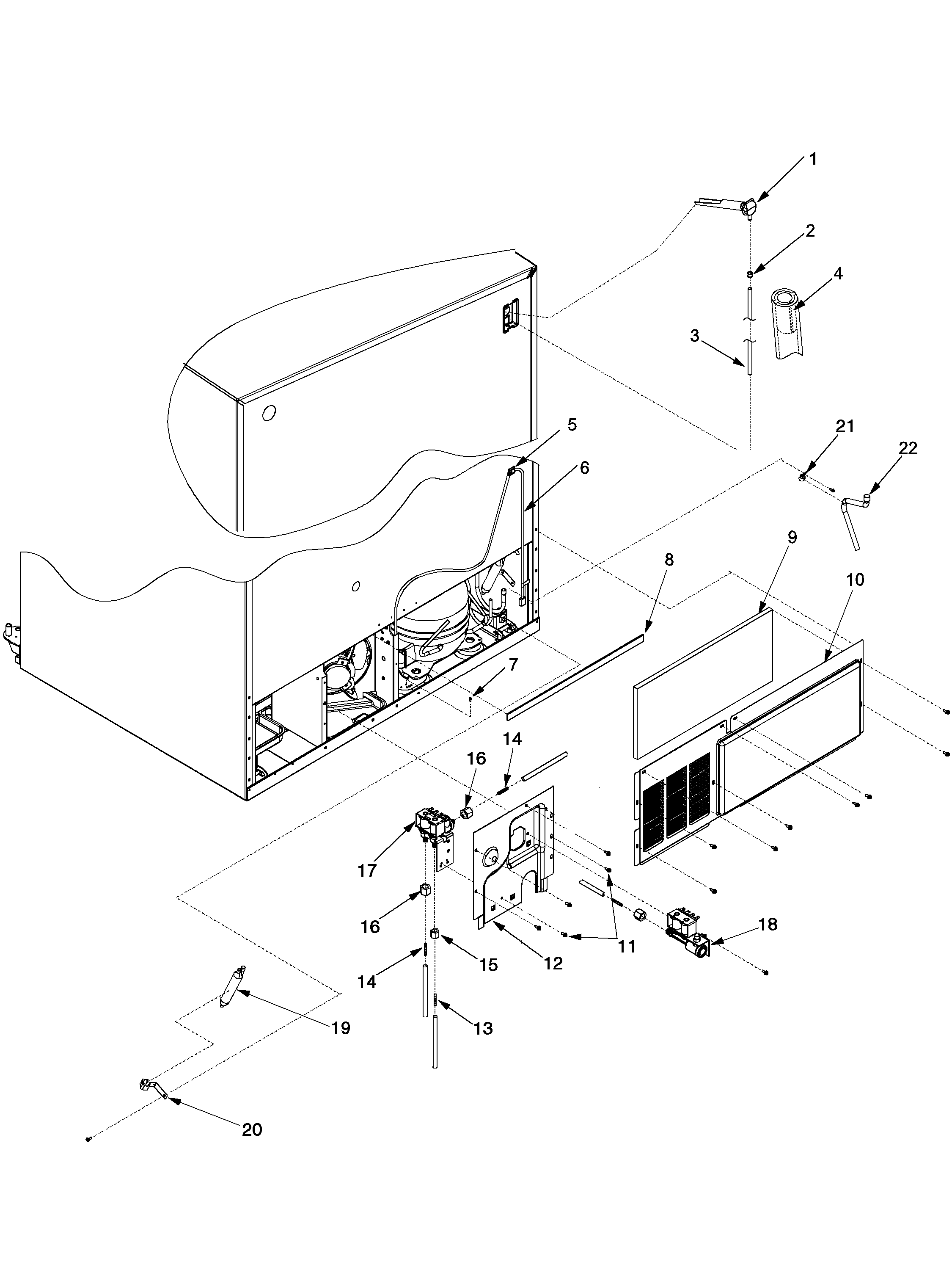Maytag PSD2453GRW-PPSD2453GW0 cabinet back diagram