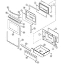 Maytag MGR5750ADA door/drawer diagram