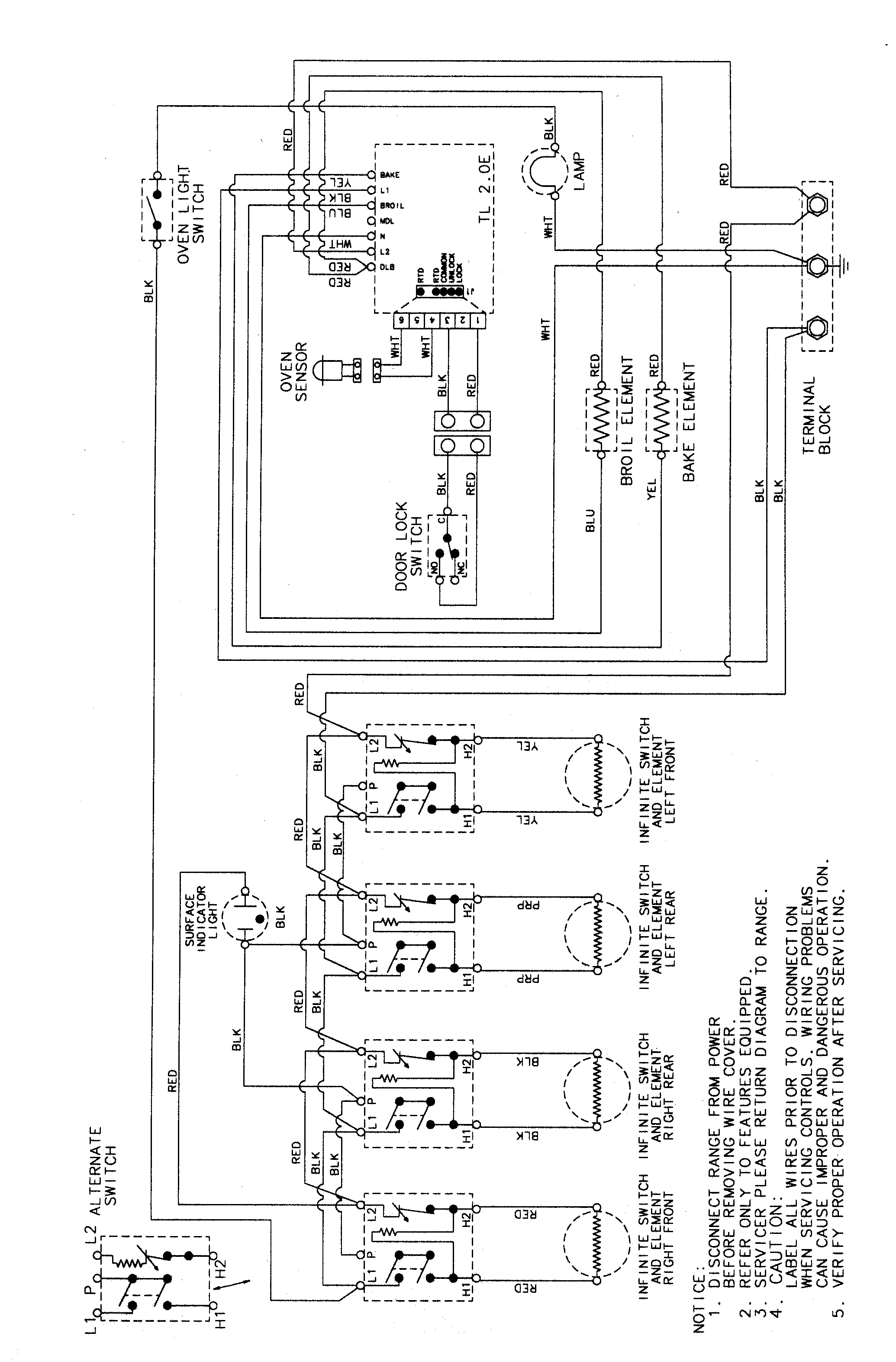 Maytag PER5505BAT wiring information (at series 16) diagram